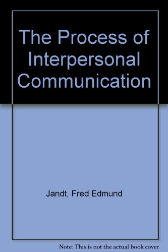 Book The process of interpersonal communication free