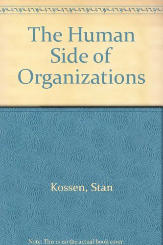Book The human side of organizations free