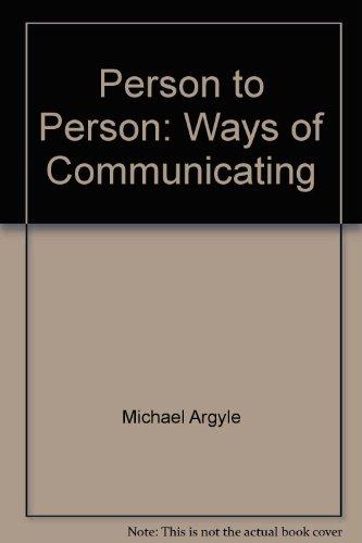 Book Person to Person: Ways of Communicating free