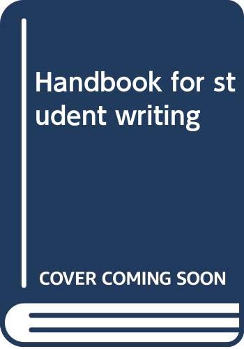 Book Handbook for student writing free