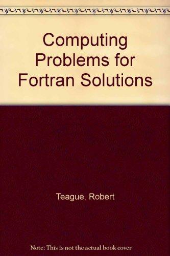Book Computing problems for Fortran solution free