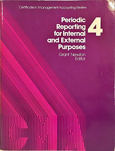 Book Certificate In Management Accounting Review Periodic Reporting For Internal And External Purposes Volume 4 free