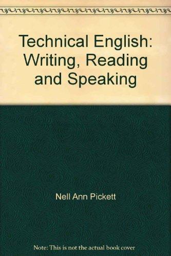 Book Technical English: Writing, Reading and Speaking free
