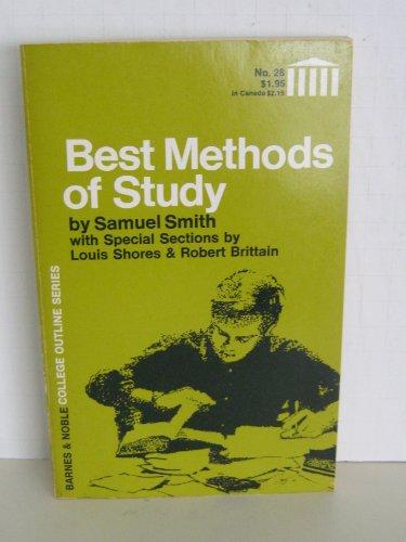Book Best Methods Of Study free