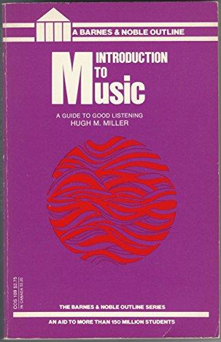 Book Introduction To Music (college Outline) free