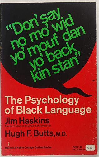 Book The Psychology of Black Language (College Outline) free