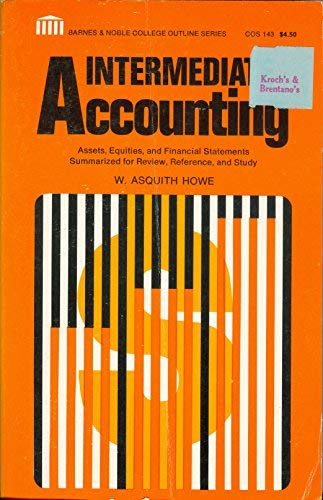 Book Intermediate Accounting (barnes & Noble College Outline Series) free