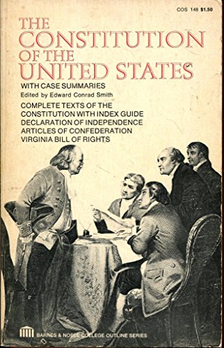 Book The Constitution of the United States, with case summaries (Barnes & Noble college outline series, COS 148) free