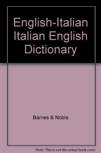 Book English-italian Italian English Dictionary free