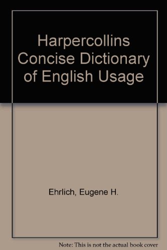 Book Harpercollins Concise Dictionary of English Usage free