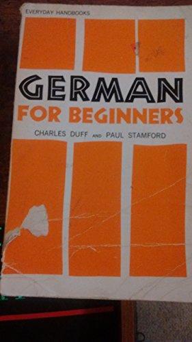 Book German for Beginners  (Everyday Handbooks, No. 217) free