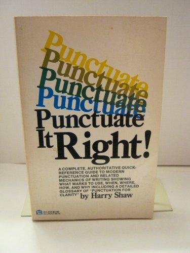 Book Punctuate it right! (Everyday handbooks) free