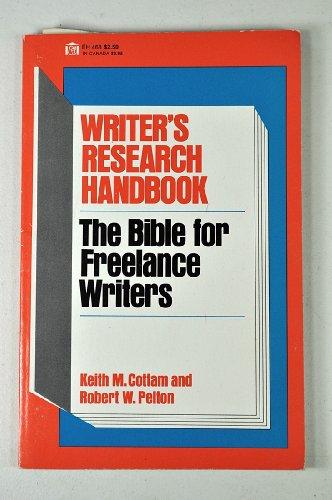Book Writer's Research Handbook: The Bible for Freelance Writers free