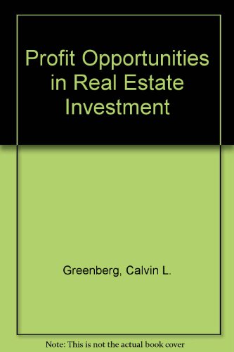 Book Profit Opportunities In Real Estate Investments free