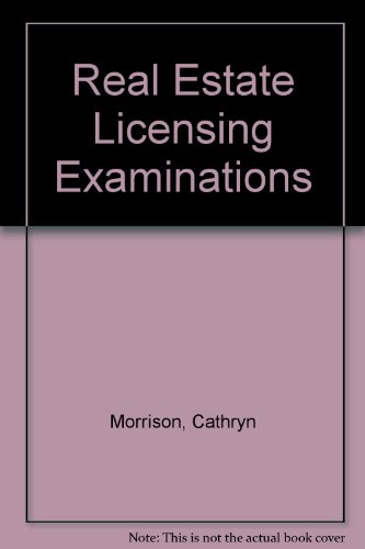 Book Real Estate Licensing Examinations free