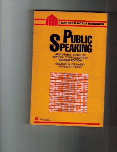 Book Public Speaking and Other Forms of Speech Communication free