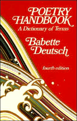 Book Poetry Handbook: A Dictionary of Terms free