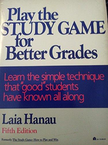 Book Play the Study Game for Better Grades free