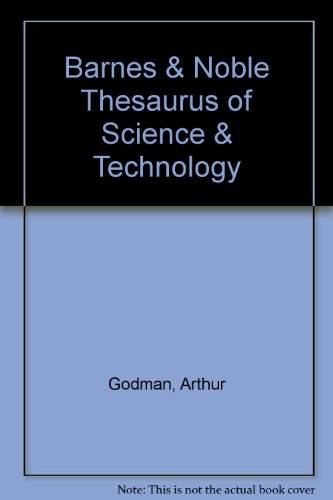 Book Barnes & Noble Thesaurus of Science & Technology free