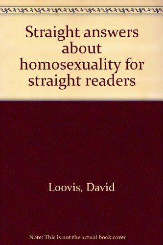 Book Straight answers about homosexuality for straight readers free