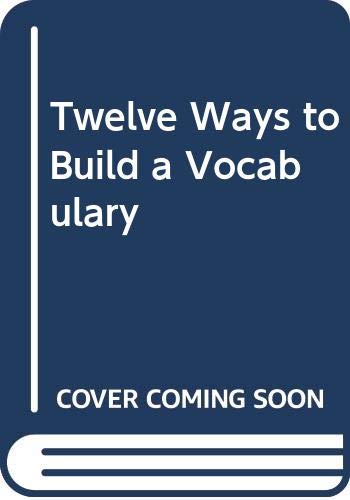 Book Twelve Ways to Build a Vocabulary free