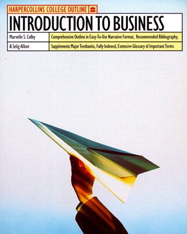 Book Introduction to Busines (Harpercollins College Outline Series) free