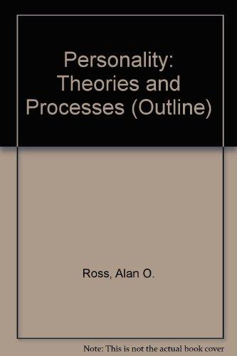Book Personality: Theories and Processes (HARPERCOLLINS COLLEGE OUTLINE SERIES) free