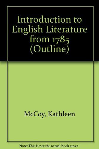Book English Literature from 1785 (HARPERCOLLINS COLLEGE OUTLINE SERIES) free
