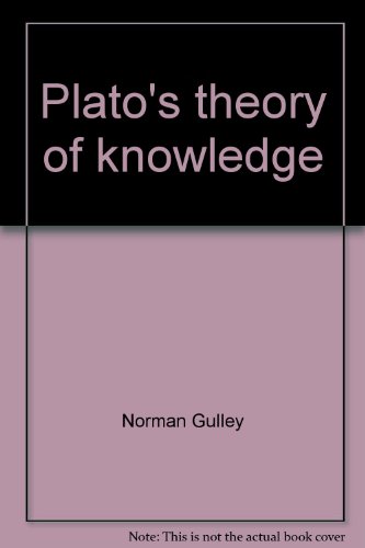 Book Plato's Theory Of Knowledge (methuen Library Reprints) free
