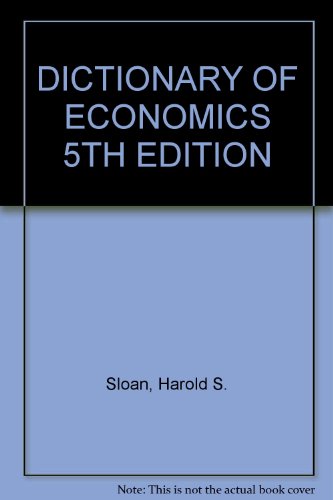 Book Dictionary Of Economics free