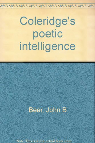 Book Coleridge's poetic intelligence free