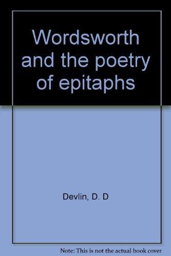 Book Wordsworth And The Poetry Of Epitaphs free