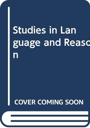 Book Studies in Language and Reason free