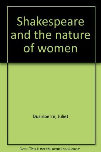 Book Shakespeare and the nature of women free