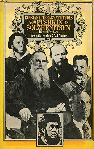 Book Russian Literary Attitudes from Pushkin to Solzhenitsyn free