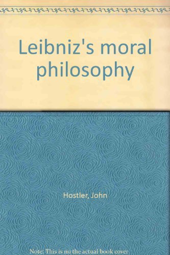 Book Leibniz's moral philosophy free