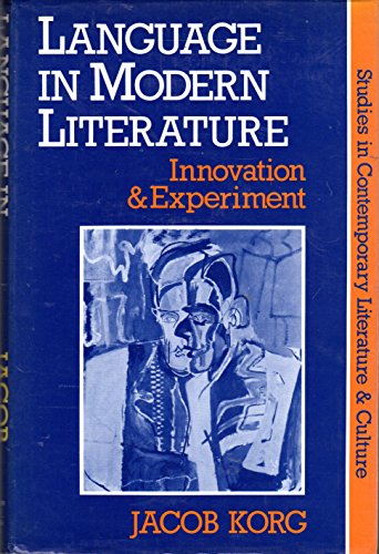 Book Language in Modern Literature: Innovation and Experiment (Barnes and Noble Studies in Contemporary Literature and Culture) free