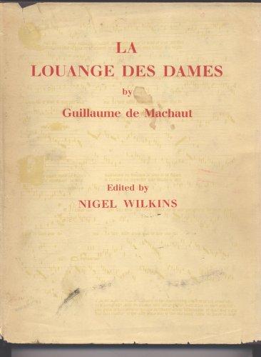 Book La Louange Des Dames By Guillaume De Machaut free