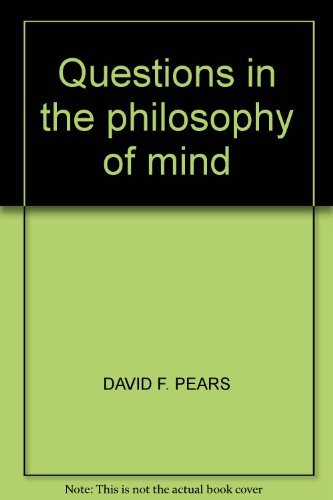 Book Questions In The Philosophy Of Mind free