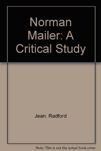 Book Norman Mailer: A critical study free