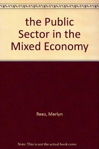 Book The Public Sector In The Mixed Economy free