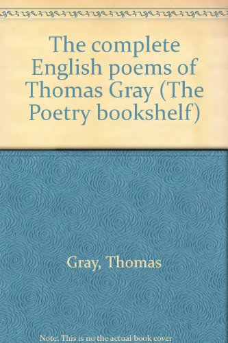 Book The complete English poems of Thomas Gray (The Poetry bookshelf) free