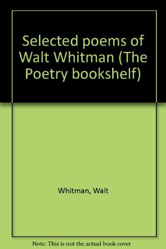 Book Selected poems of Walt Whitman (The Poetry bookshelf) free