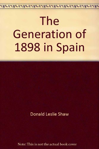 Book The generation of 1898 in Spain free