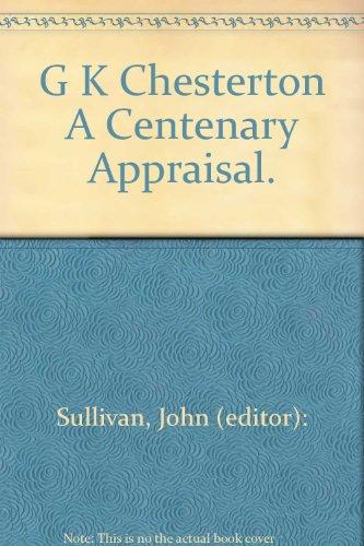 Book G. K. Chesterton: A Centenary Appraisal free