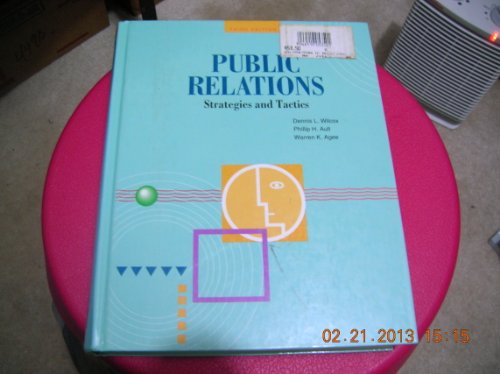 Book Public Relations: Strategies And Tactics free