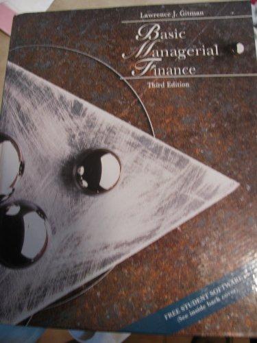 Book Basic Managerial Finance/Book and Disk free