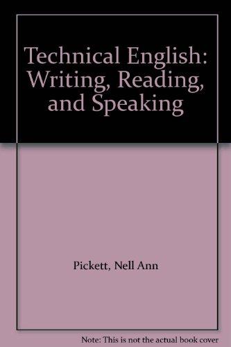 Book Technical English: Writing, Reading, and Speaking free