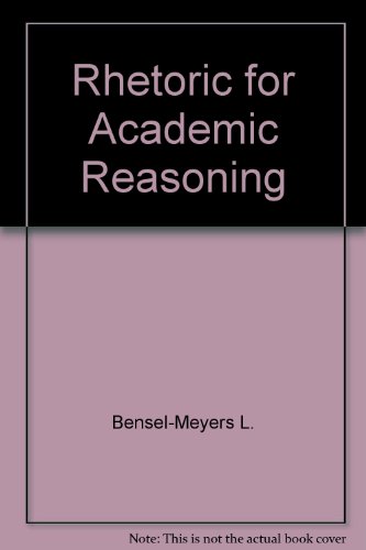 Book Rhetoric for Academic Reasoning free