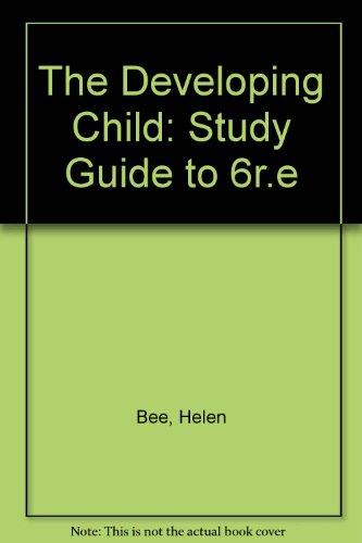 Book The Developing Child: Study Guide To 6r.e free